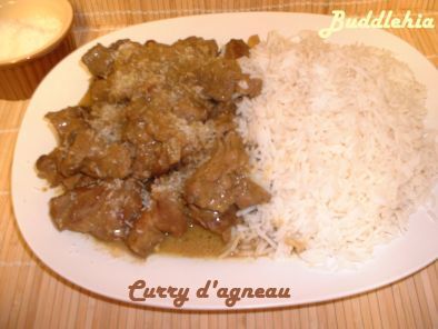 Curry d'agneau ( plat indien)