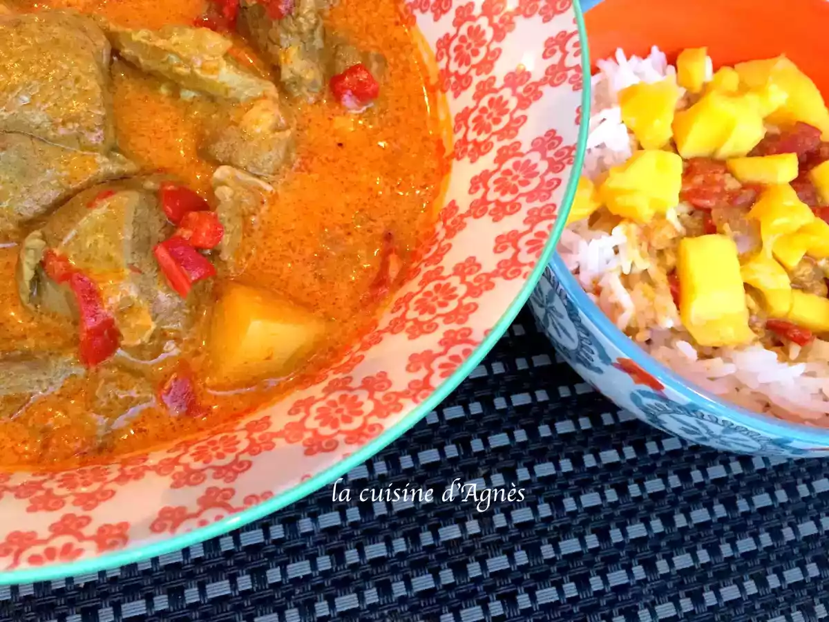 Curry d'agneau riz basmati à la mangue - photo 2