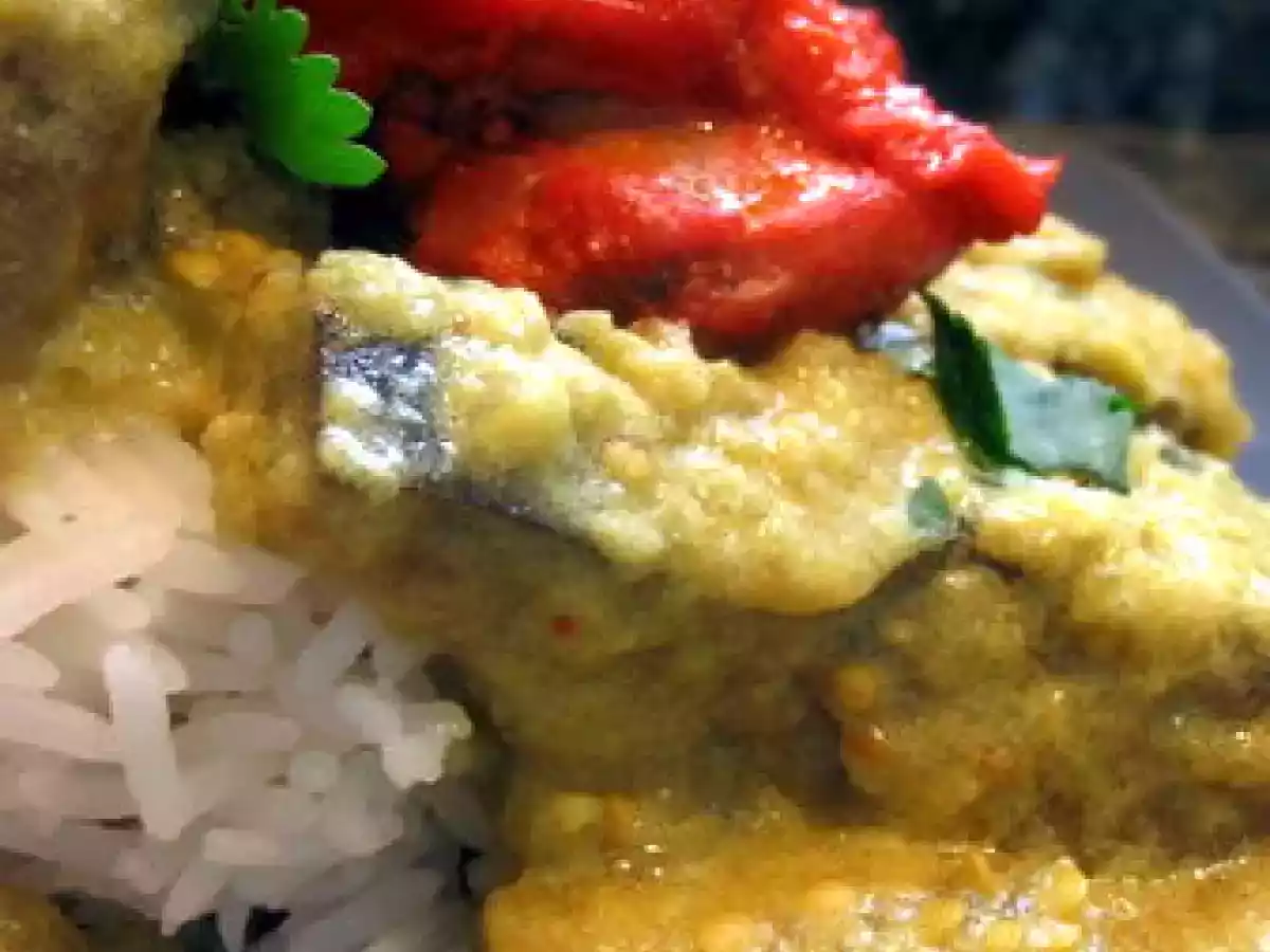 Curry d'aubergine végétarien... ou pas - photo 2