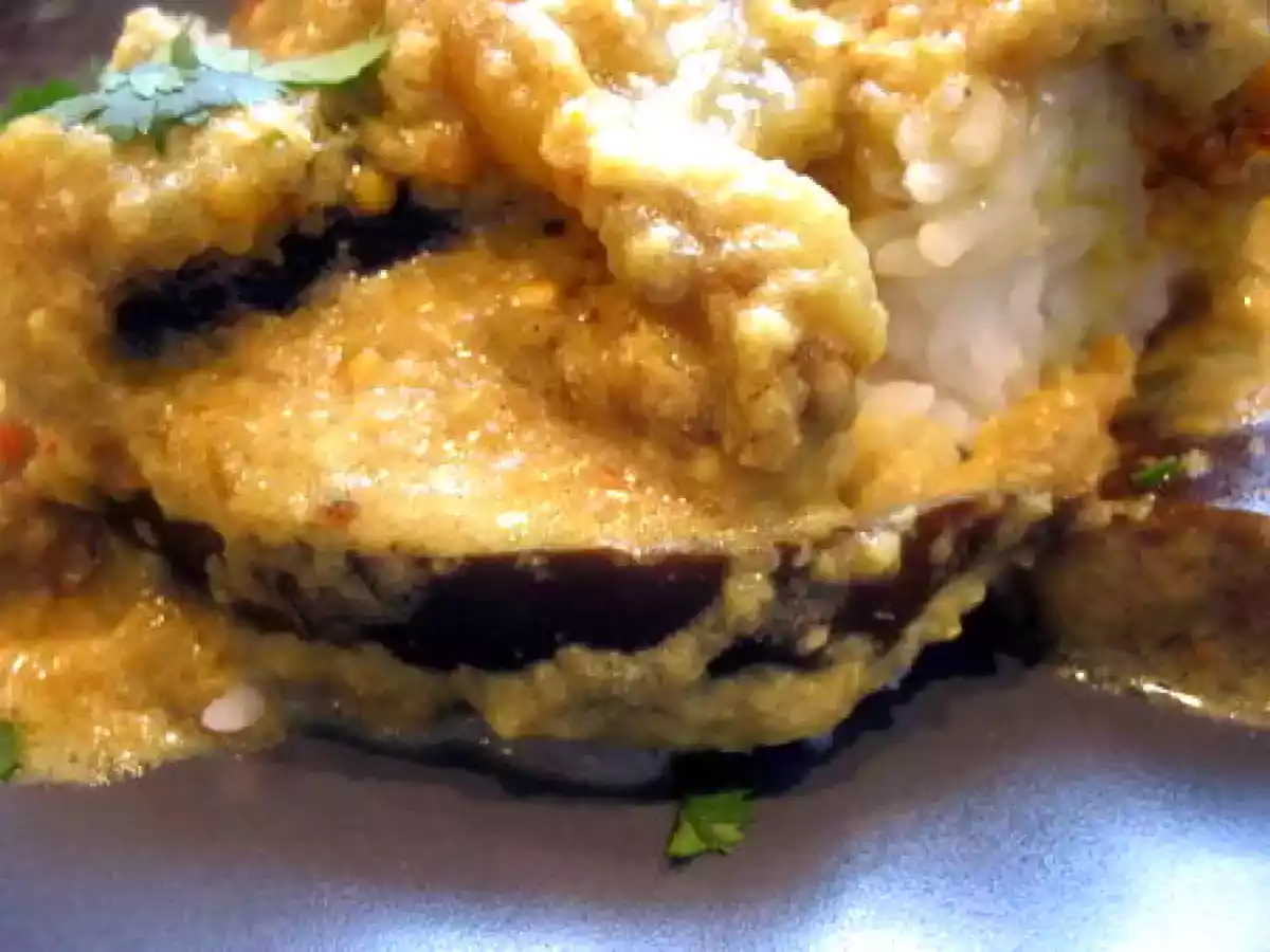 Curry d'aubergine végétarien... ou pas - photo 5