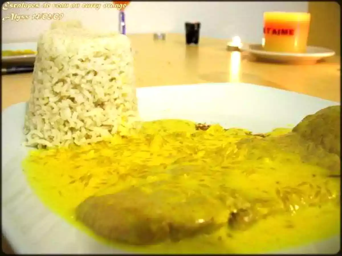 Curry d'escalope de veau à l'orange - photo 3