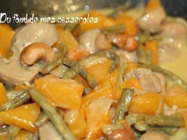 Curry De Butternut Et Haricots Verts Recette Ptitchef
