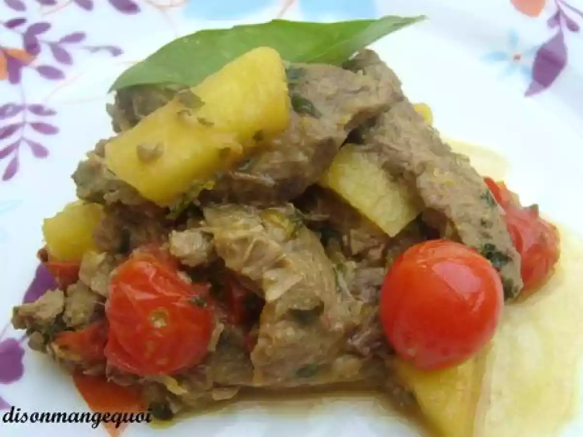 Curry de canard au basilic à se pamer