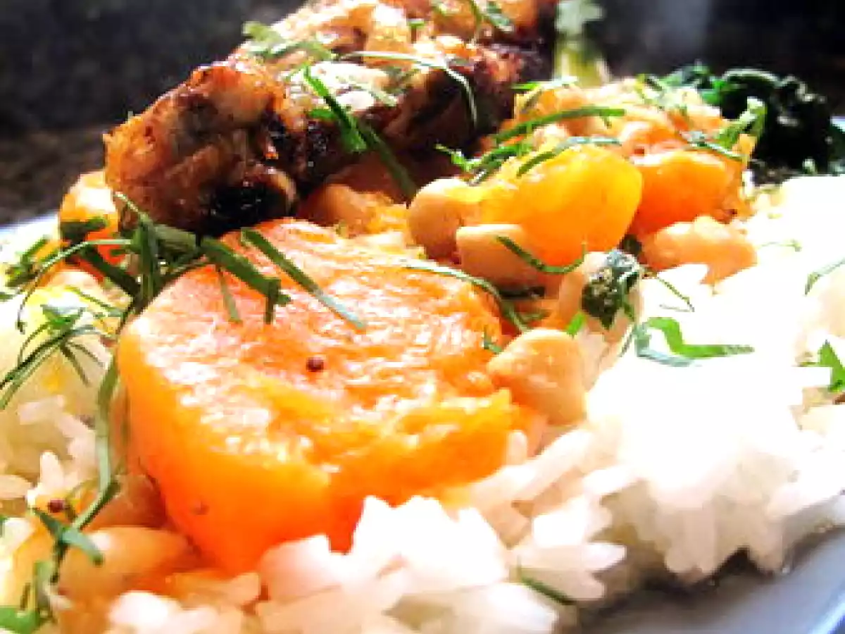 Curry de courge à la citronnelle, pois chiches et épinards : un curry végétarien