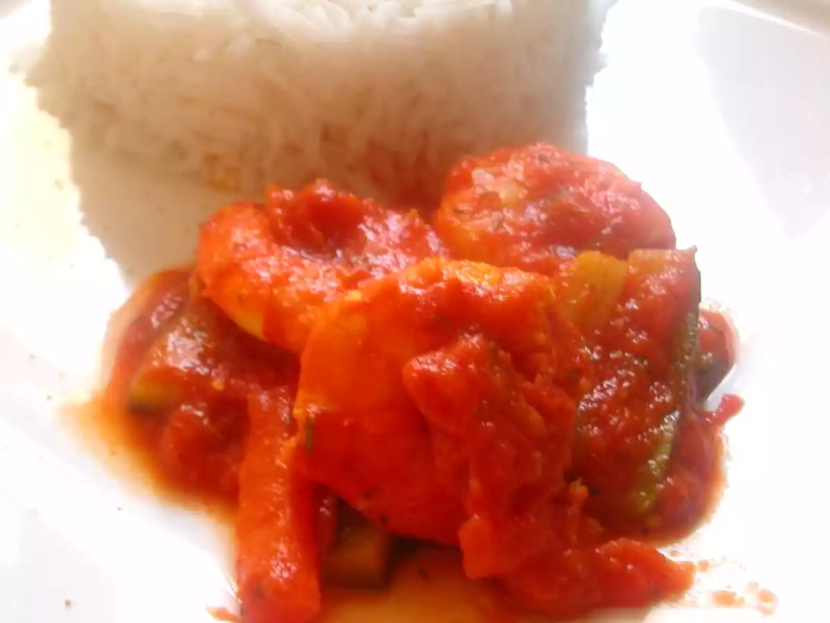 Curry de crevettes aux petits légumes parfumé au lait de coco - photo 3