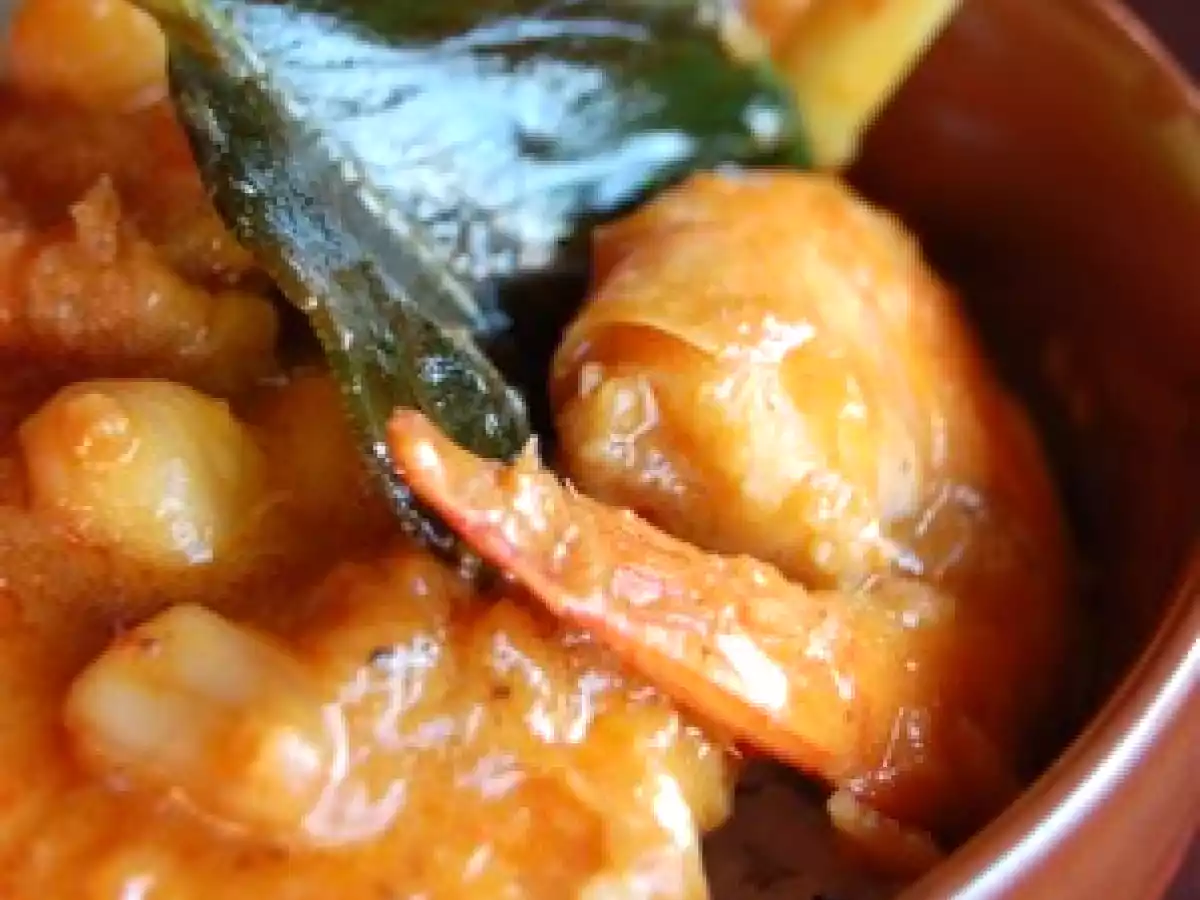 Curry de crevettes Matsaman