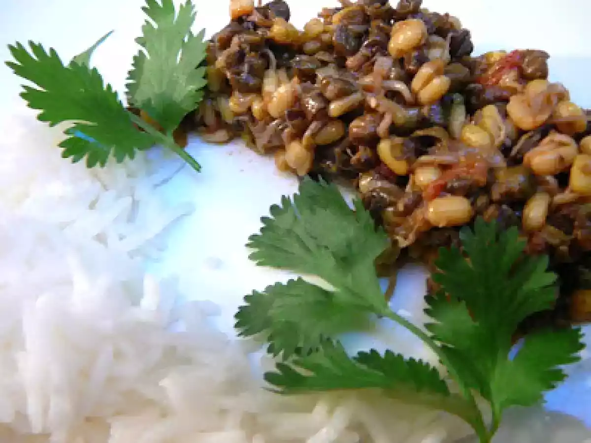 Curry de haricots mungo germés - Moong Usal - photo 2