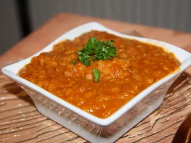 curry de lentilles à la tomate