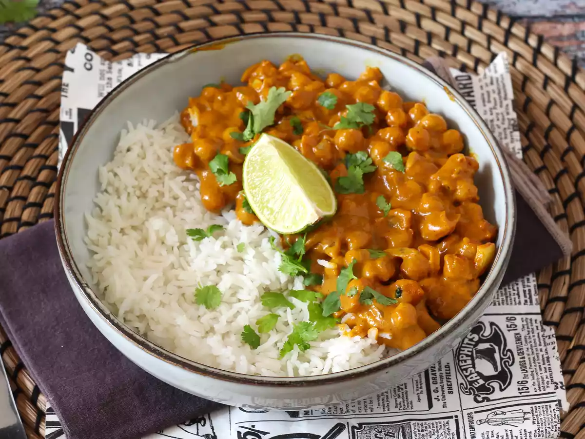 Curry de pois chiches, la recette vegan super gourmande