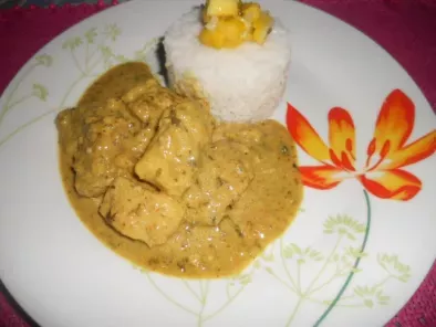 Curry de poisson lait de coco