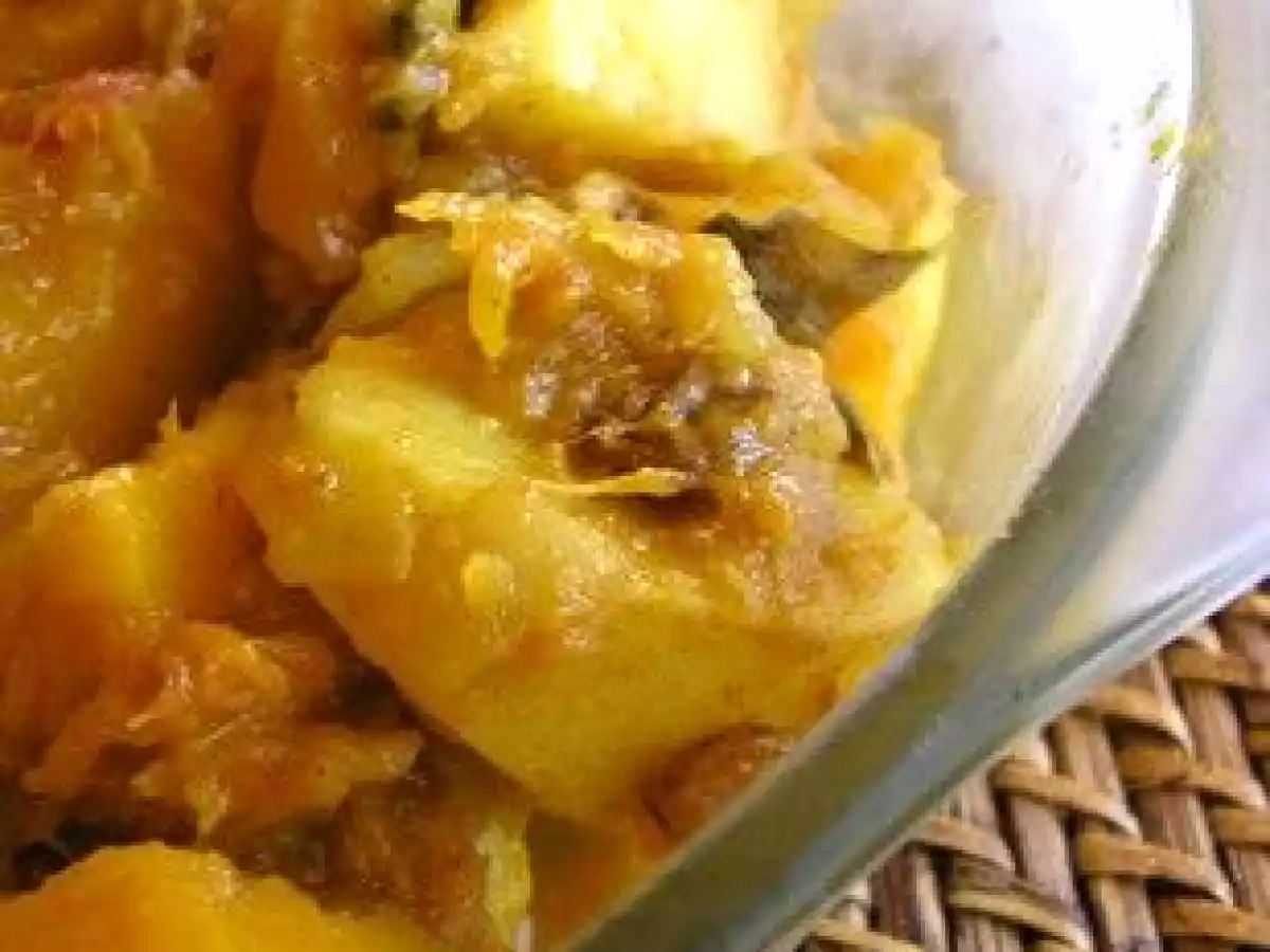 Curry de pommes de terre et de potiron