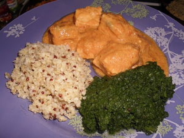 Recette de curry de saumon au lait de coco