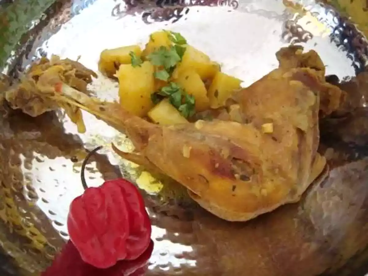 CURRY JAMAICAN CHICKEN - POULET AU CURRY FACON JAMAÏCAINE