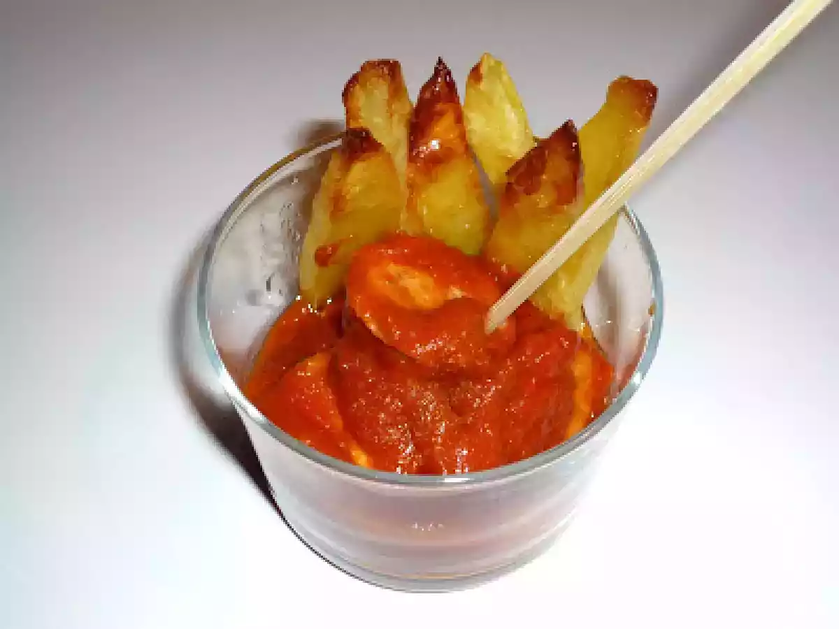 Currywurst im Glas! - La saucisse au curry en verrine!
