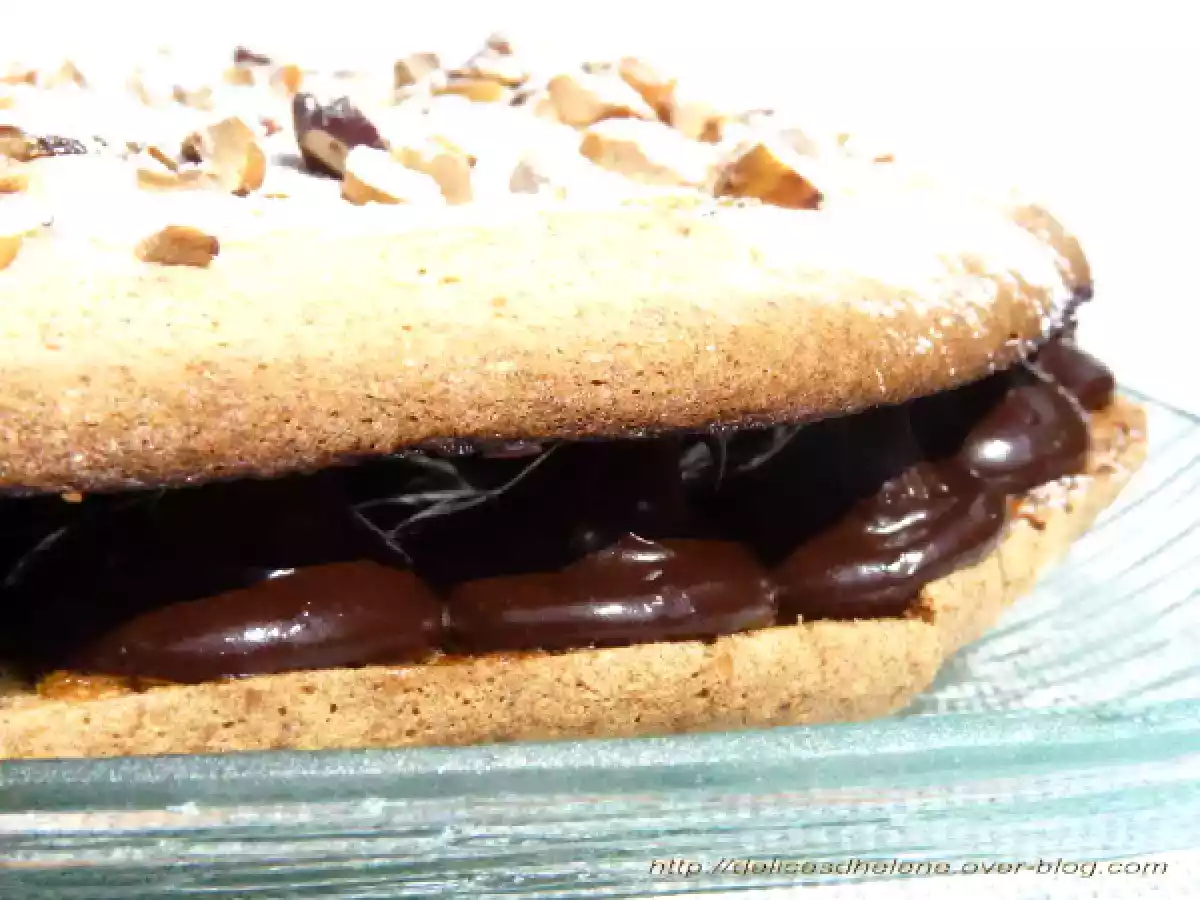 DACQUOISE AU CHOCOLAT ET AUX NOISETTES DE PIERRE HERME - photo 2