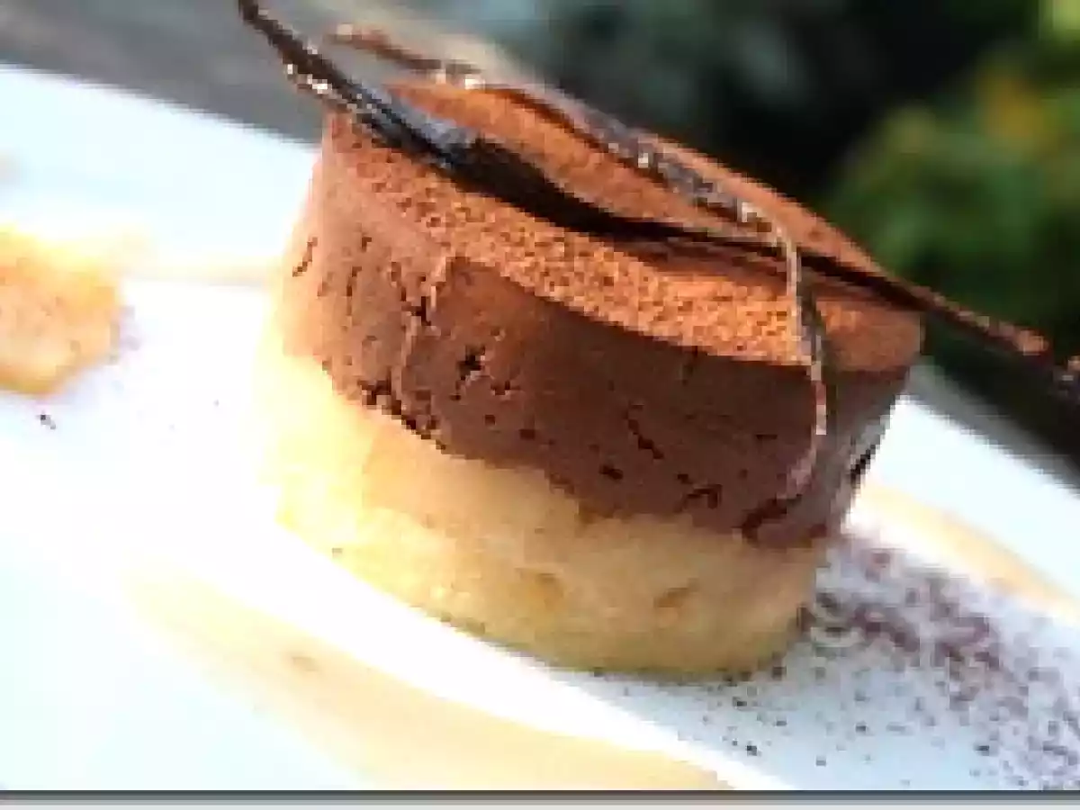 Dacquoise au Chocolat Tonka et Compote de Coing - photo 3