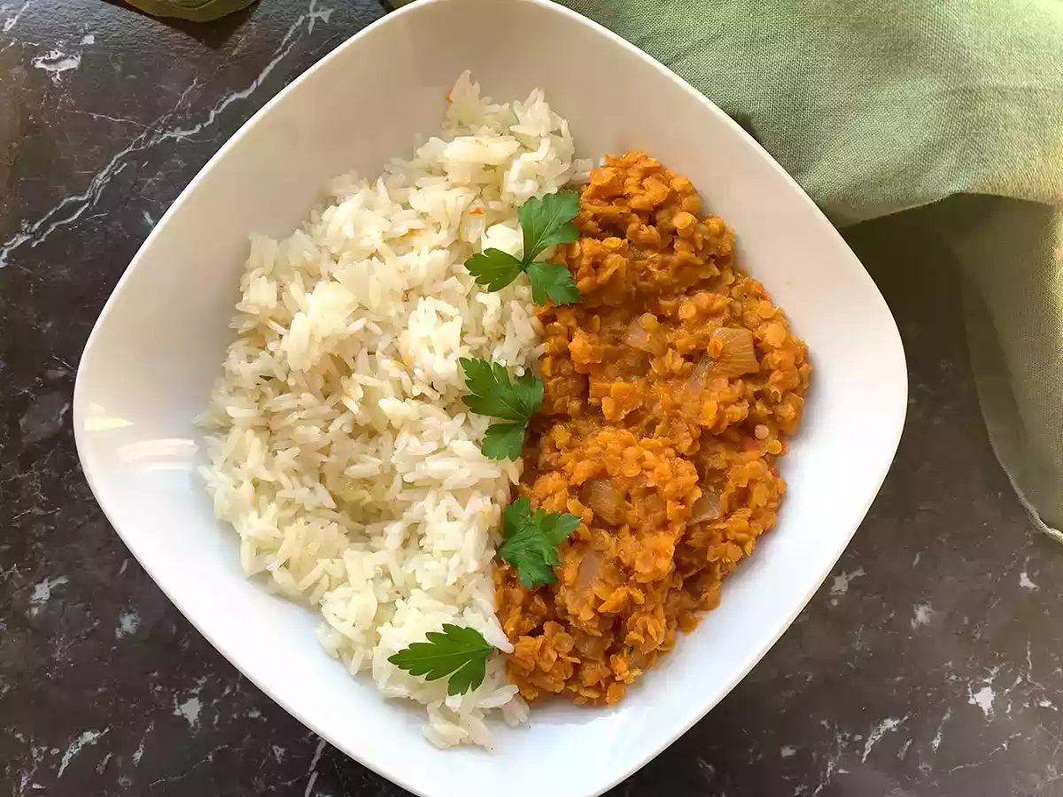 Dahl de lentilles corail - photo 2