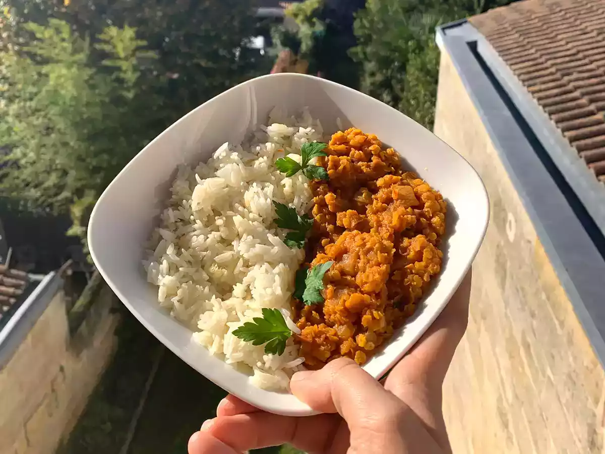 Dahl de lentilles corail - photo 4