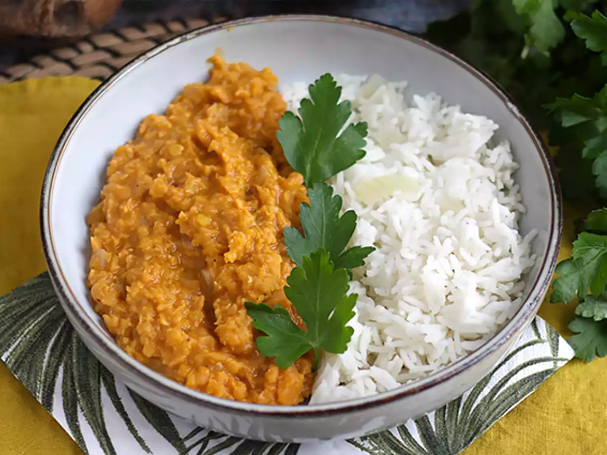 Dahl de lentilles corail facile - photo 3