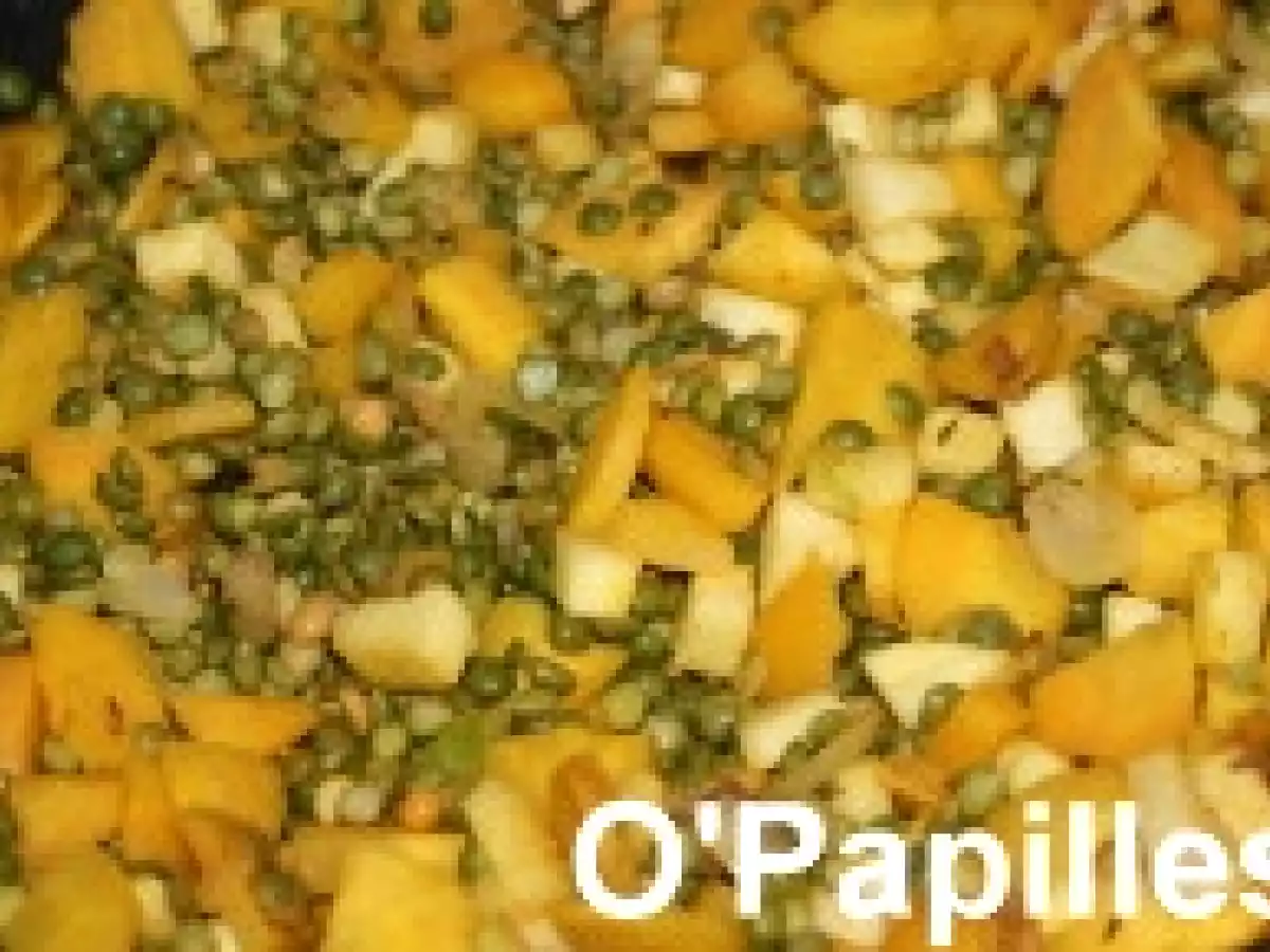 Dahl de pois cassés, carottes et céleri - photo 2