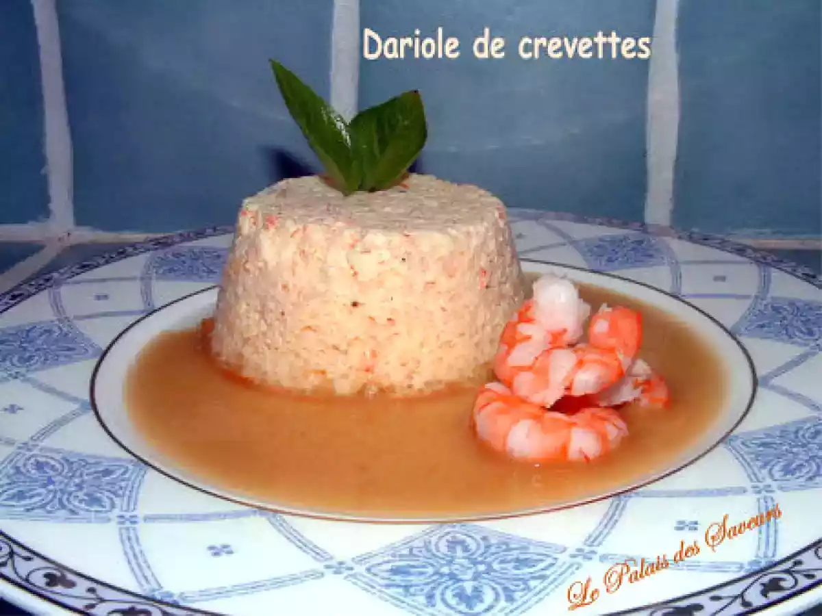 Dariole de crevettes