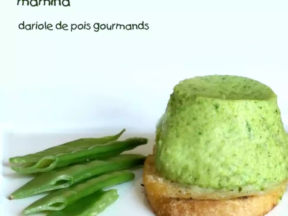 Darioles aux pois gourmands