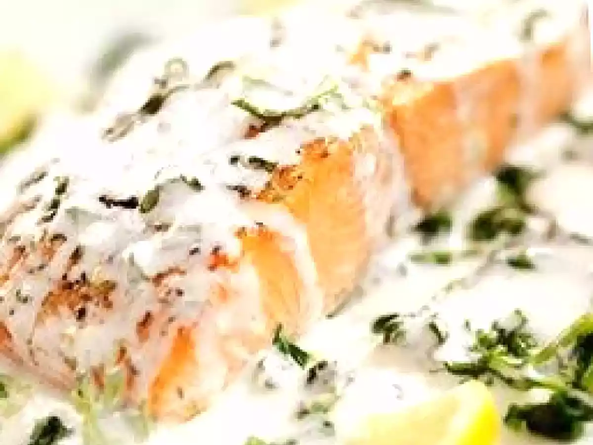 Darne de saumon sauce à l'oseille