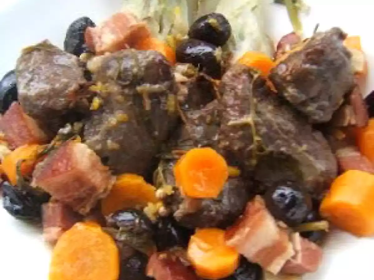 Daube de joues de porc à la provençale pour Marie de Lucéram