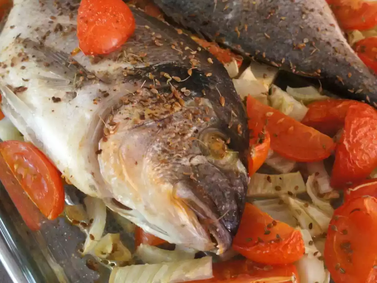 Daurade anisée, fenouil et tomates - photo 2