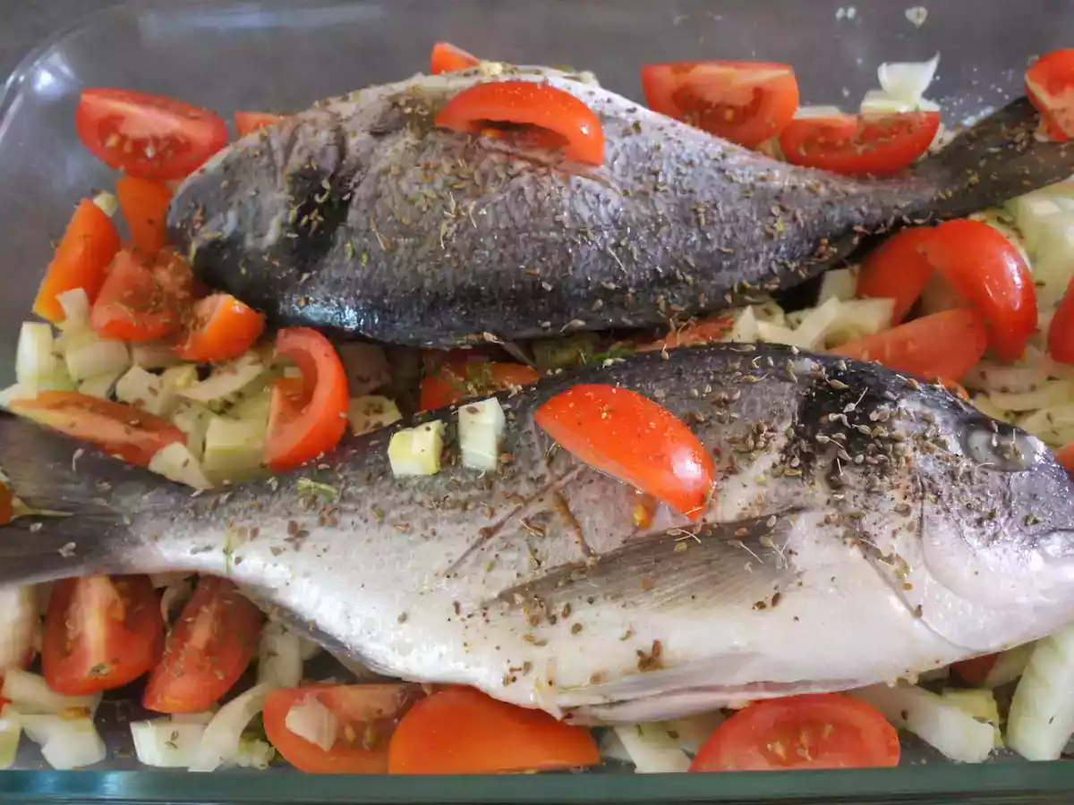 Daurade anisée, fenouil et tomates - photo 3