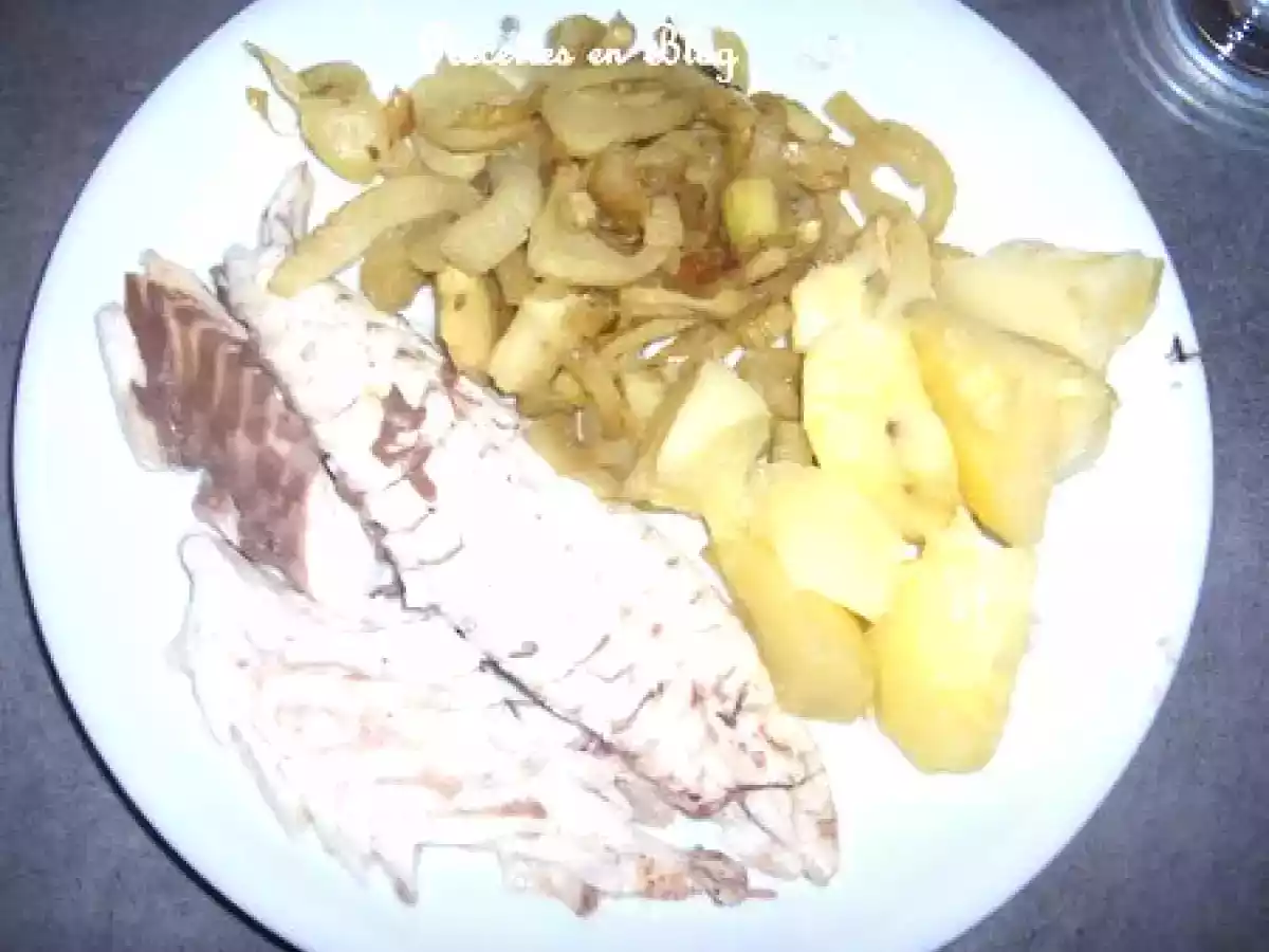 DAURADE AU FOUR ET FENOUIL CONFIT