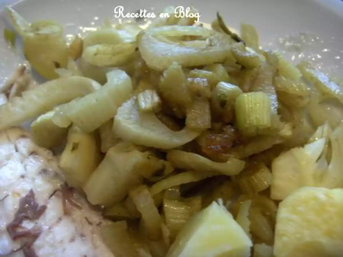 DAURADE AU FOUR ET FENOUIL CONFIT - photo 2