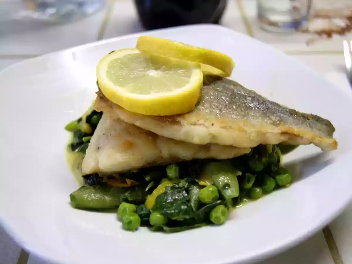 Daurade aux petits légumes