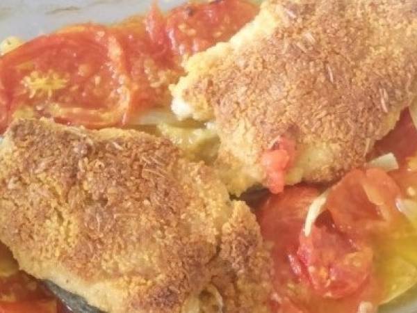 Daurade Coryphene Croustillante Et Fondue De Tomates Recette Ptitchef