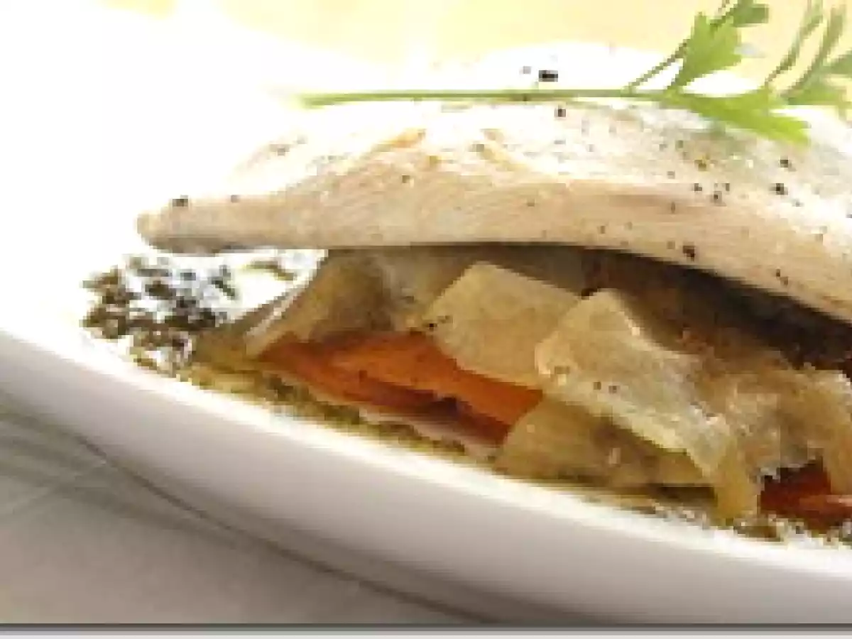 Daurade en Filet Marinée au Citron et Tian de Légumes d?Hiver - photo 3