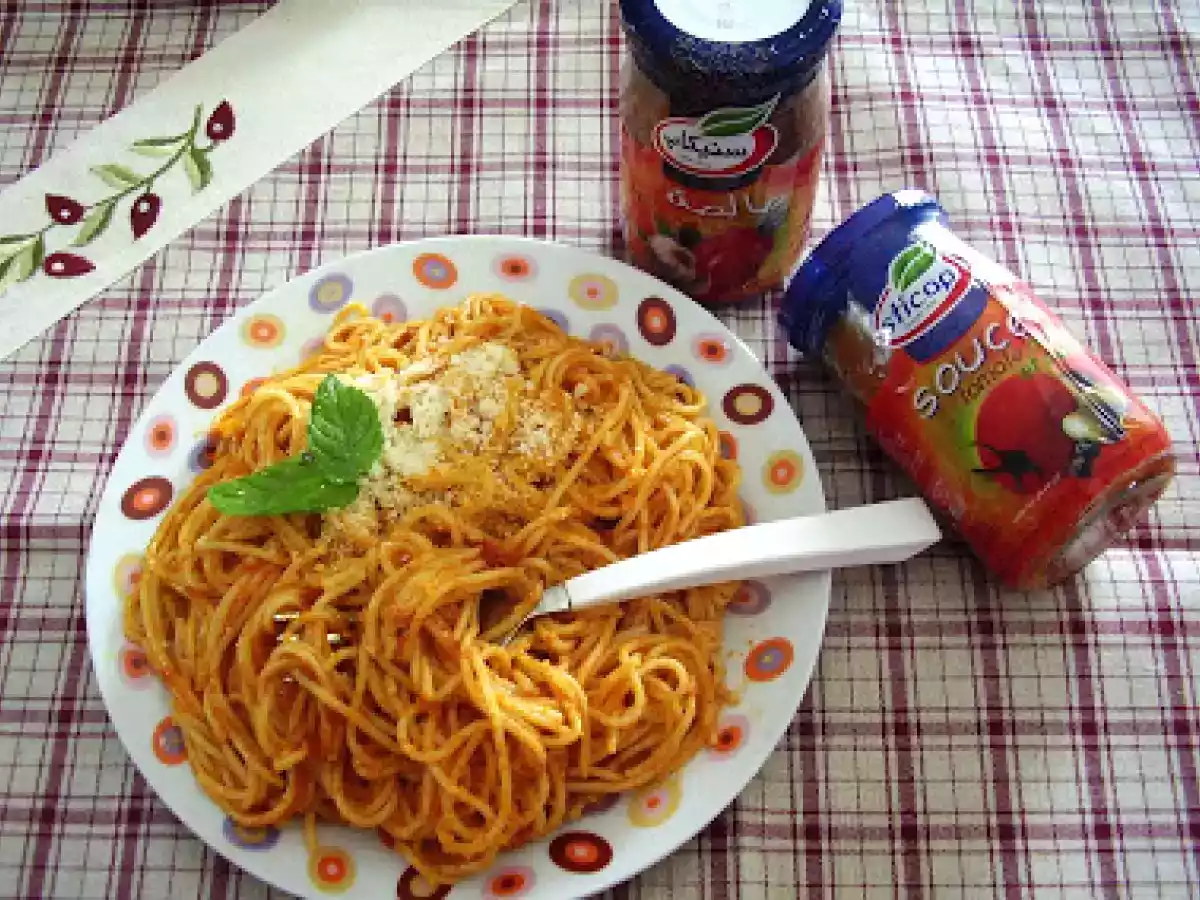 De retour au pays, pâtes vite faites et bien relevées