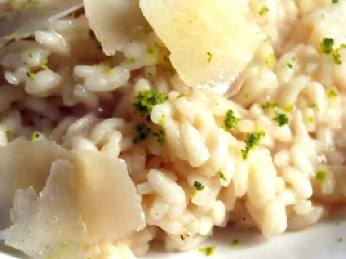 De retour de Chine et un petit risotto selon Michalak pour commencer