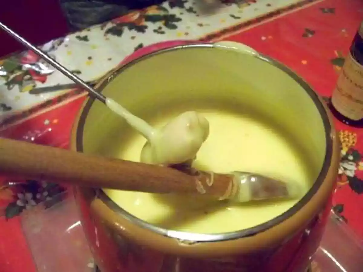 De retour!!!!!!!!!!avec la vraie fondue savoyarde -20° et plein de neige!!