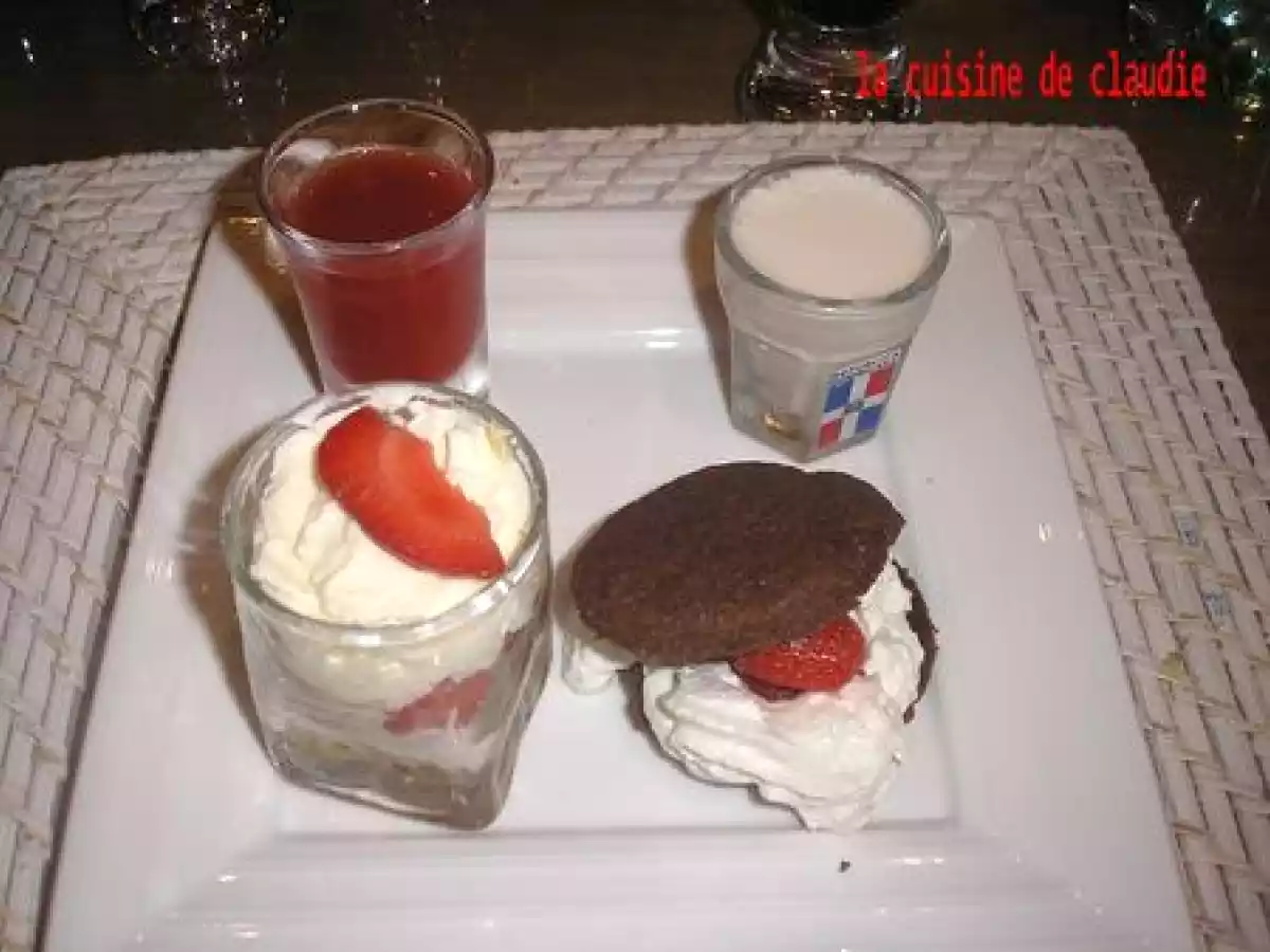 Déclinaison de desserts autour de la fraise - photo 2