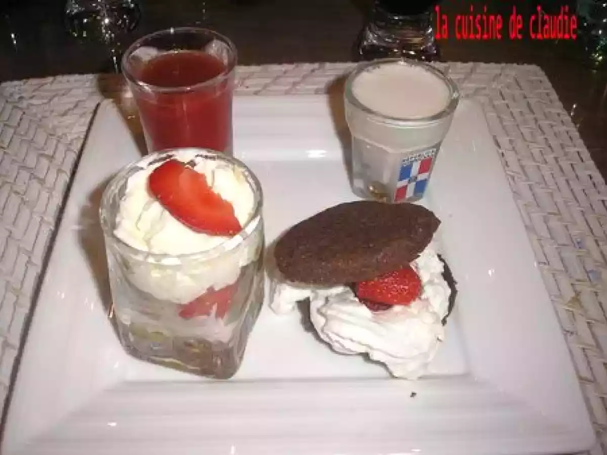 Déclinaison de desserts autour de la fraise - photo 3