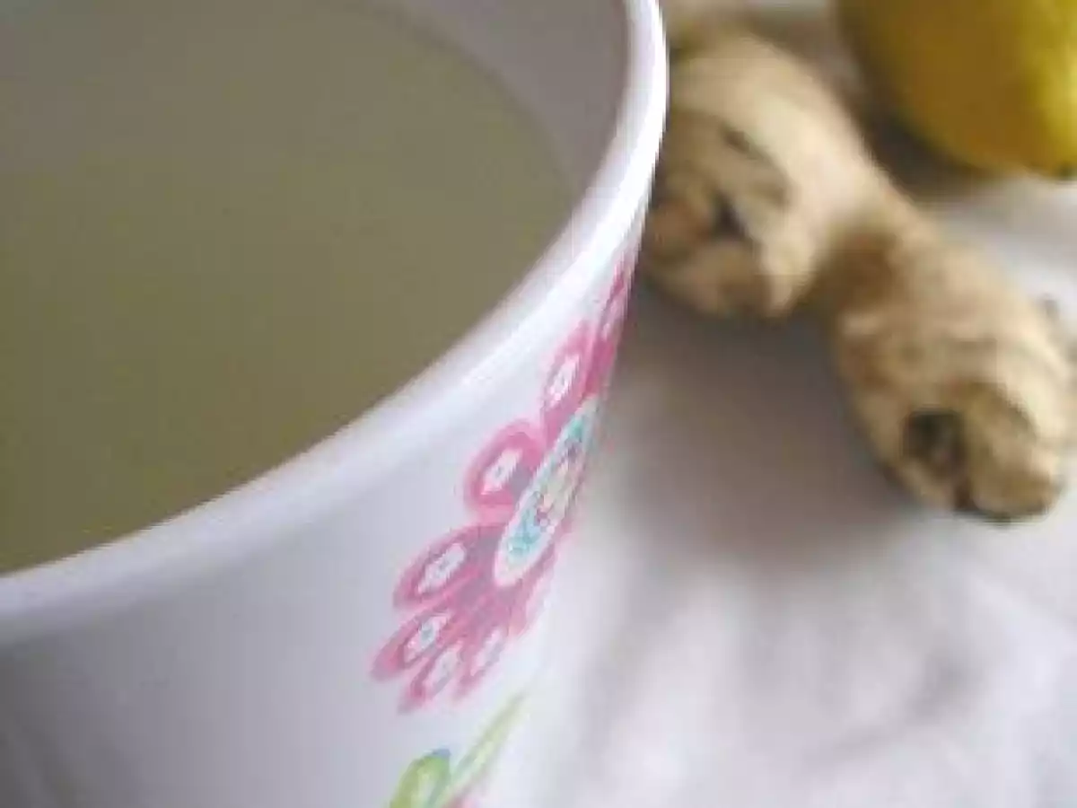 Décoction anti-fatigue au gingembre et au citron