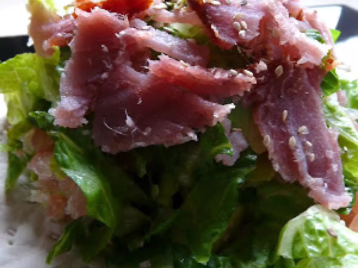 Découverte d'Oslo et petite salade au poisson fumé sur un Tunnbröd