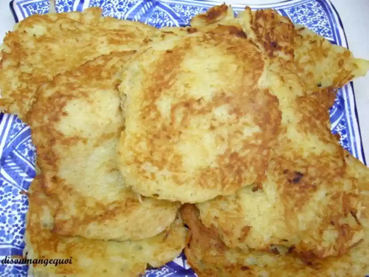 Delicatessen - les latkess de pommes de terre