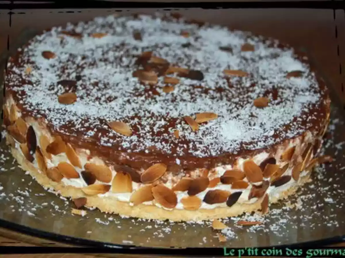 Délice à la noix de coco et au deux chantilly