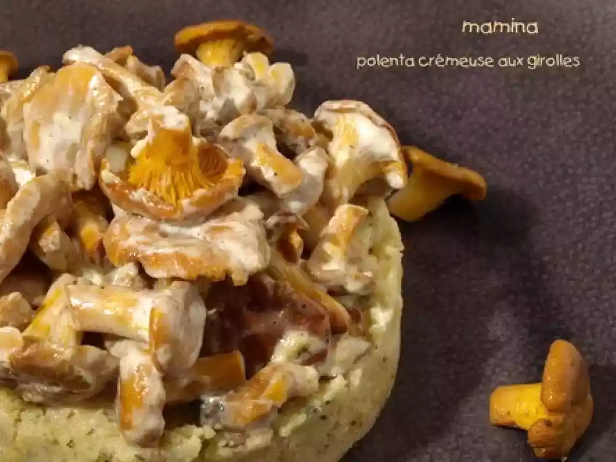 Délice automnal: polenta crémeuse aux girolles - photo 2