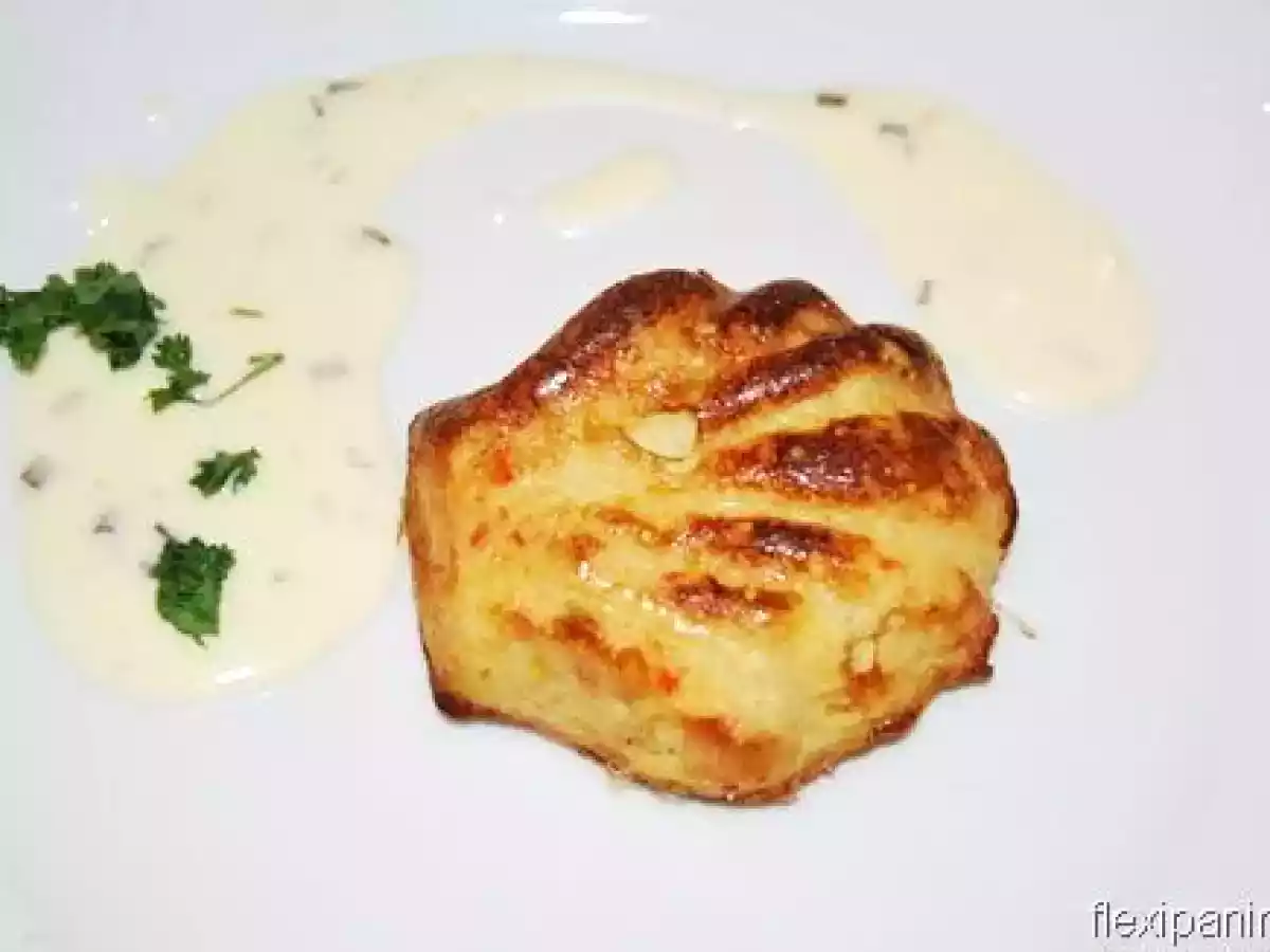 Délice de crabe, sauce citronnée