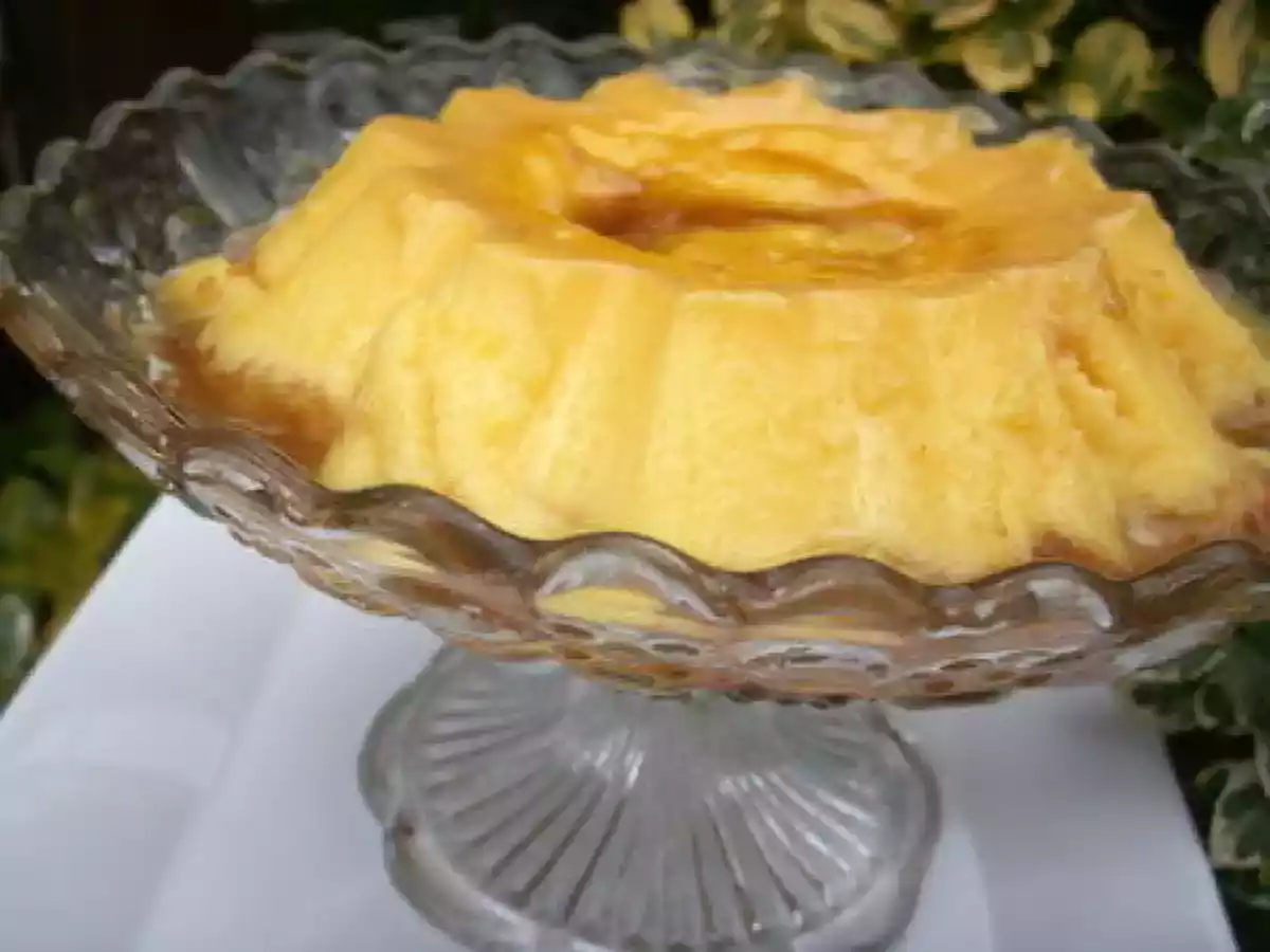 Délice de flan au citron et caramel