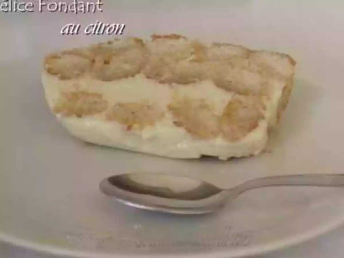 Délice fondant au citron