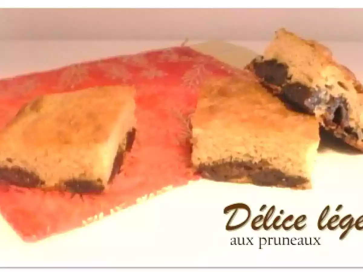 Délice léger aux pruneaux