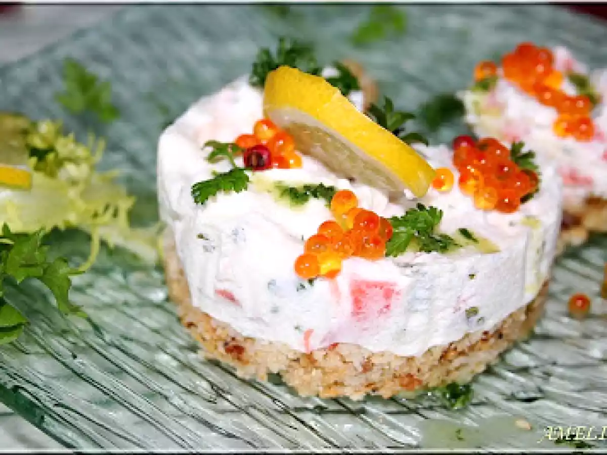 DELICE NORDIQUE A LA TRUITE FUMEE, FACON CHEESECAKE - photo 3